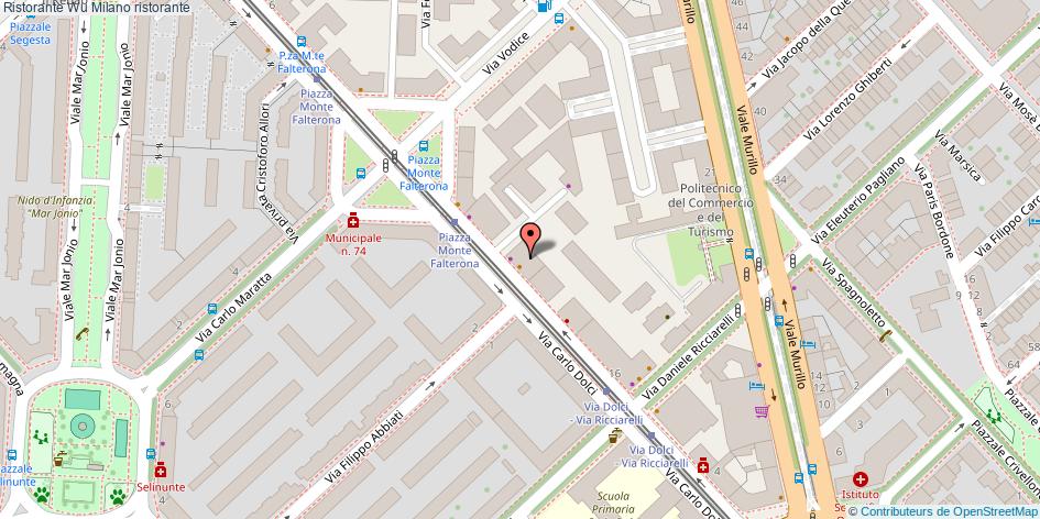 Mappa Ristorante Wu ristorante Milano