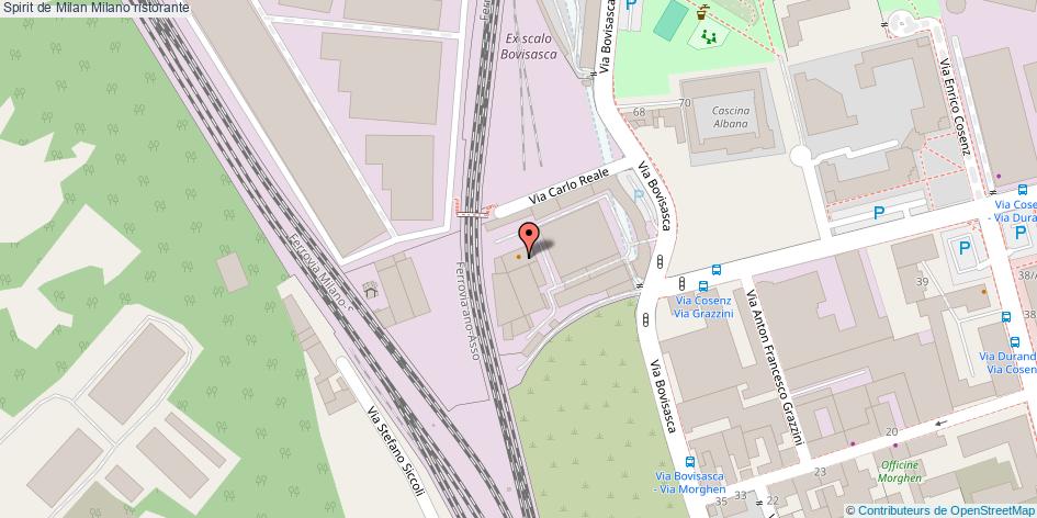 Mappa Spirit de Milan ristorante Milano