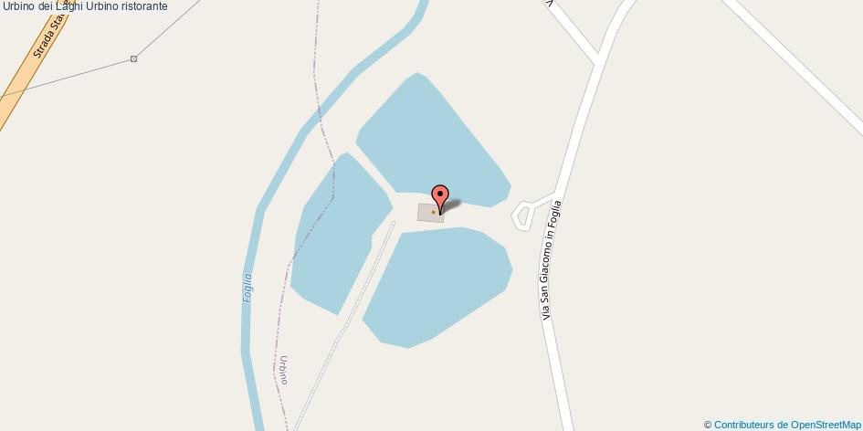 Mappa Urbino dei Laghi ristorante Urbino