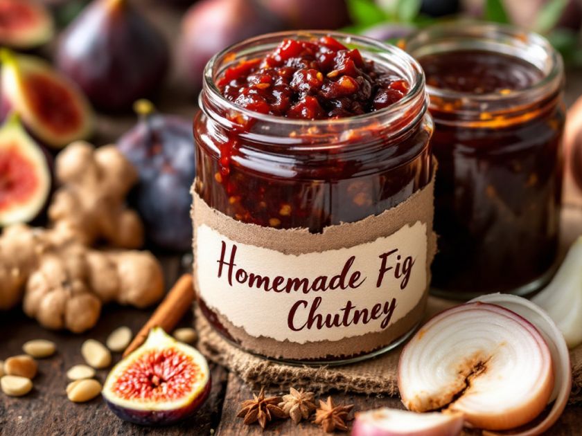 Chutney Di Fichi Fatti In Casa : Conserve Deliziosa E Aromatica