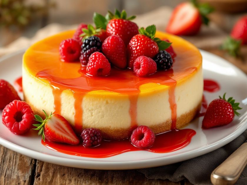 Delizioso Cheese Cake al Saint-Moret e Zenzero