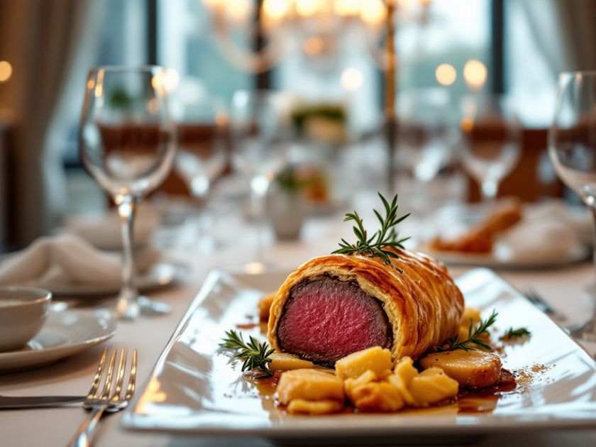 Filet di Manzo in Crosta con Foie Gras e Tartufo: L'Arte Culinaria Elegante