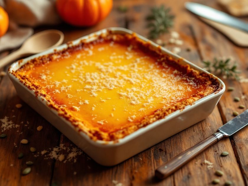 Flan di Zucca con Parmigiano Cremoso