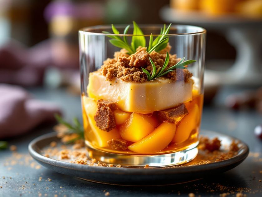 Verrine Di Foie Gras Con Mele E Pane Speziato