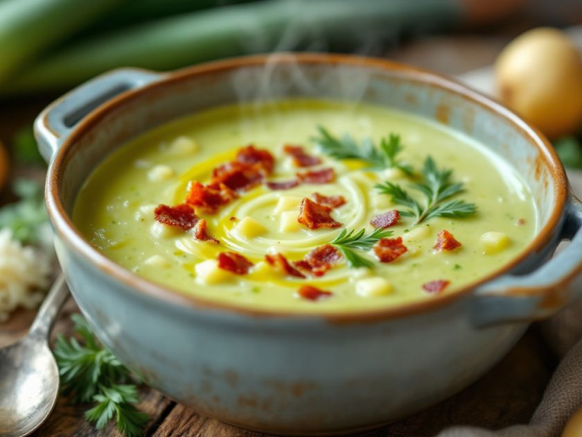 Zuppa Express Porri e Patate
