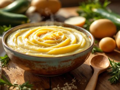 Purè di Patate Cremoso con Zucchine