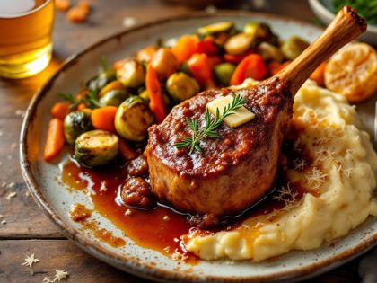 Stinco di Maiale Brasato al Sidro : Ricetta Saporita e Confortante