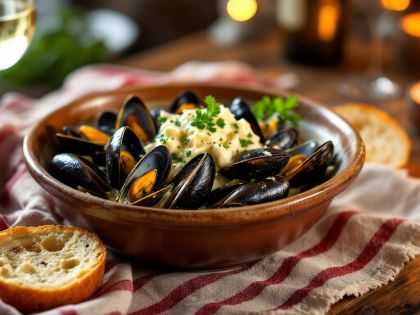 Cozze al Roquefort Cremose : Ricetta Facile e Deliziosa