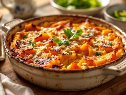 Gratin Di Cucurbita Butternut Gustoso E Riconfortante