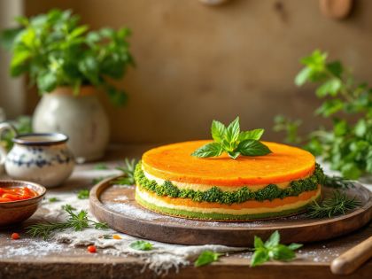 Flan Di Verdure Colorate Al Vermouth