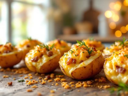 Patate Macaire Gustose con Lardo e Panna