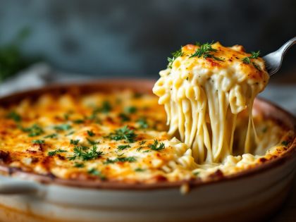 Gratin Di Pasta Al Salmone Affumicato Delizioso E Speziato