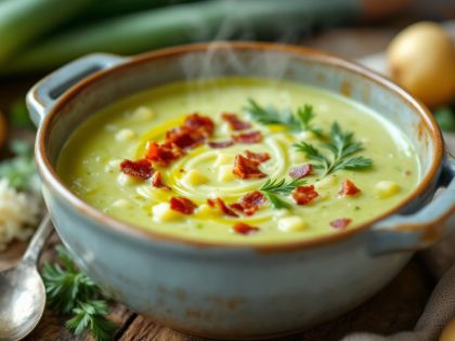 Zuppa Express Porri e Patate