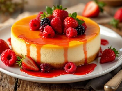 Delizioso Cheese Cake al Saint-Moret e Zenzero