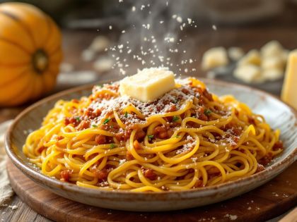 Zucchina Spaghetti Cremosa al Parmigiano