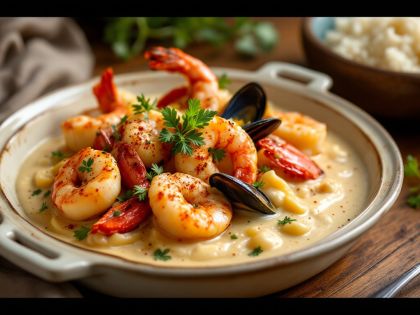 Gratin Gustoso ai Frutti di Mare