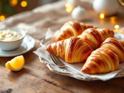 Piccoli Croissant al Salmone Affumicato: Ideale per l'aperitivo