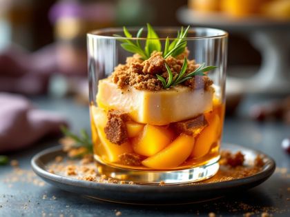 Verrine Di Foie Gras Con Mele E Pane Speziato