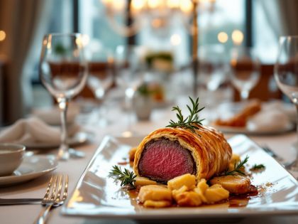 Filet di Manzo in Crosta con Foie Gras e Tartufo: L'Arte Culinaria Elegante
