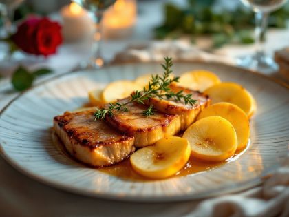 Fegato D'anatra Saltato con Mele : Un Antipasto Gourmand